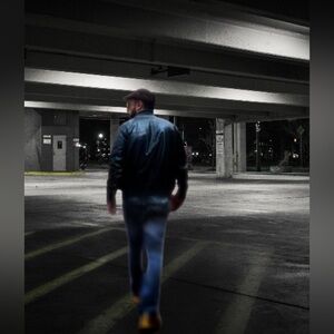 Diesel Black Gold cracked effect bomber leather jacket